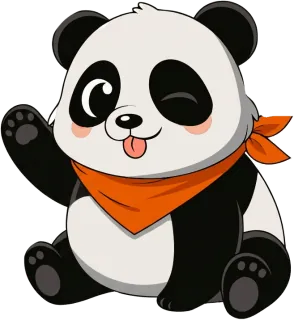 Le panda de LYP qui te fait coucou